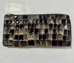 コムサ エナメル 紺色系 長財布のサムネイル