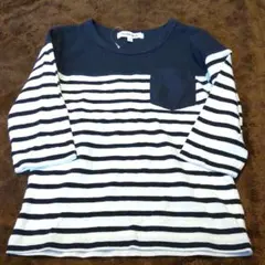 水洗いのみ新品！GLOBAL WORKのかわいいボーダーT