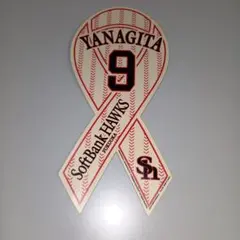 ソフトバンクホークス #9 柳田悠岐 リボンマグネット