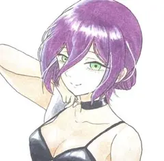 フ*ト様 手描きイラスト チェンソーマン レゼ ファンアート 色紙