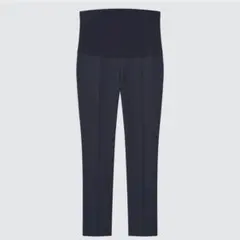 スマートアンクルマタニティパンツ　ネイビー　M