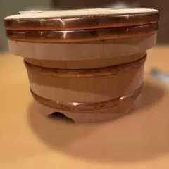 職人造 木製おひつ 飯櫃 ステンレス箍 柾目材 - メルカリ