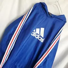 00ｓ ａｄｉｄａｓ ピステ ナイロン ジャケット ジャンパー トリコ ブルー
