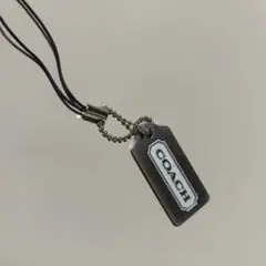 COACHタグストラップ