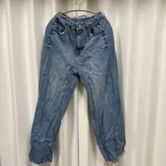 niko and... ニコアンド デニムパンツ ワイド カットオフ Fのサムネイル