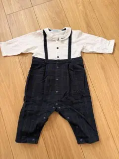 familiar 襟付きロンパース