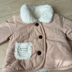 conoco ピンク コーデュロイアウター 95cm以下