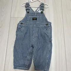 OSH KOSH ストライプオーバーオール 12M
