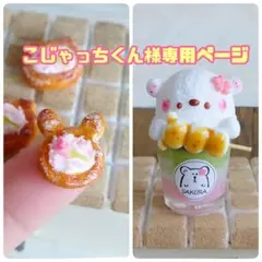 こじゃっちくん 購入の際コメお願いします様専用ページ