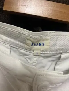BEAMS ショートパンツ ホワイト Lサイズのサムネイル