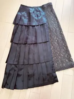 美品✨トリコ コムデギャルソン スカート 変形デザイン アシンメトリー トリココムデギャルソンtricot COMME des GARCONS変形ギンガム