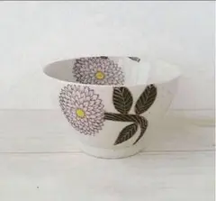 新品　波佐見焼　茶碗　ダリア　パープルのサムネイル