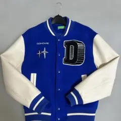 DONCARE スタジャン ブルー×ホワイト