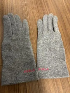 FURLA グレー 手袋 タッチパネル対応