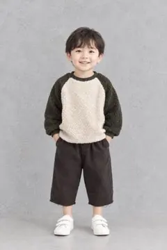 thelalala 韓国子供服　90〜100cm ボアプルオーバー　パンツ