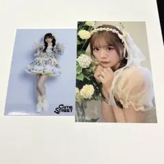 CUTIE STREET 古澤里紗 生写真1枚、ブロマイド1枚