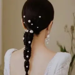 パール Uピン セット 卒業式 入学式 18本 結婚式 ウェディング ヘアピン@