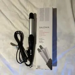 ヘアアイロン ストレートアイロン カールアイロン 2way サロニア 説明書付き