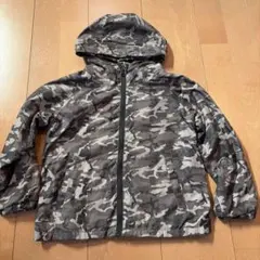 迷彩柄 フード付きウィンドブレーカー　110