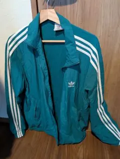 adidas トレフォイルロゴ トラックジャケット グリーン