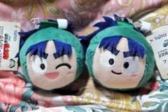 忍たま乱太郎 ほわぬい フェイスバッジ 七松小平太 2点セット 忍たま乱太郎 ほわぬい フェイスバッジ 七松小平太 2点セット