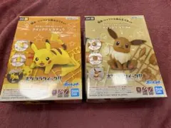 未開封　ポケモンプラモコレクション　クイック　ピカチュウ&イーブイ　セット