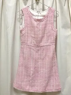 【EmiriaWiz】ツイードノースリーブワンピース