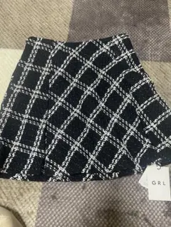 GRL チェック柄 フレアスカート