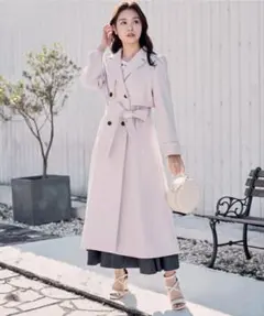 【haru様専用】1回のみ着用美品★Noela★3wayトレンチコート★ラベンダ