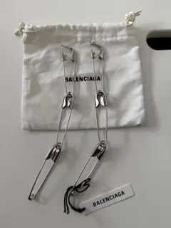【BALENCIAGA】安全ピンモチーフピアス / silver 925のサムネイル