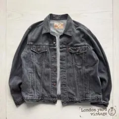80s Levi’s 70506 先染めブラック Gジャン M#933