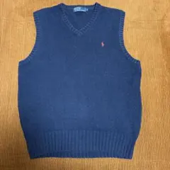 Polo by Ralph Lauren ネイビー ベスト S