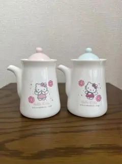希少品★ハローキティ 調味料入れセット 陶器製 平成レトロ 平成レトロ ハローキティ 陶器製 調味料入れセット レア 希少品