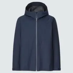 UNIQLO ユニクロ　ブロックテックパーカ　ネイビー　S