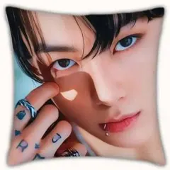 BTS グク クッションカバー BTSクッションカバー グク ジョングク クッションカバー 青