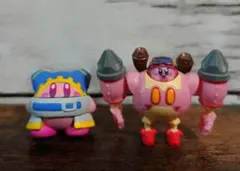 星のカービィ　ガチャガチャ　ミニフィギュア2体セット