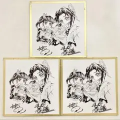 鬼滅の刃 中国 映画特典 第2弾 色紙 しのぶ カナヲ 初期不良 3枚セット