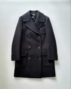 MIU MIU Wool Double Breasted Coat IT38