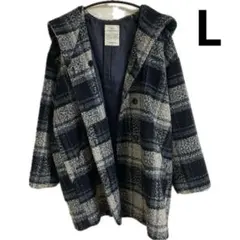 スタディオクリップ フード付きコート Lサイズ