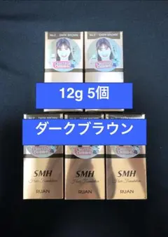 RUAN SMH ヘアファンデーション No.2 ダークブラウン 5個セット - メルカリ