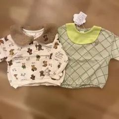 futafuta メロン　クマ　トレーナー　90