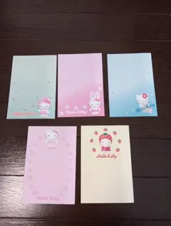 ハローキティ ポストカード 5枚セット
