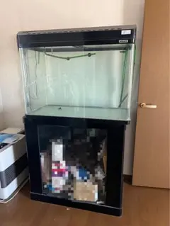 栃木県 15000円で 引き取り限定 ガラス水槽 水槽台付き90cm - メルカリ