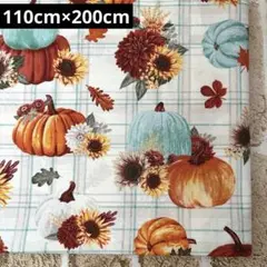 SALE♡ USAコットンシーチング生地 カボチャ 110cm×200cm