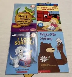 SCHOLASTIC level1 英語絵本4冊