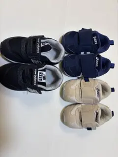 ベビーシューズ 3足 ASICS 13.5 14.5 スクスク