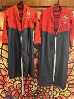 赤と紺のチャイナドレス 2着セット　130 140