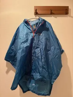 モンベル キッズ カッパ・ポンチョ 青色