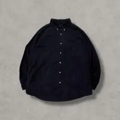 カ*れ様 90s CHAPS コーデュロイシャツ ネイビー Lサイズ ラルフ系