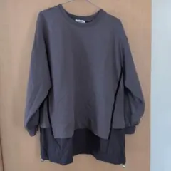 LEPSIM ドッキングプルオーバー ダークグレー F